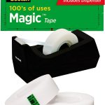 Scotch Magic Tape, 6 Rolls with Dispenser, Numerous Applications, Invisible, Engineered for Repairing, 3/4 x 1000 Inches, Boxed (810K6C38)
